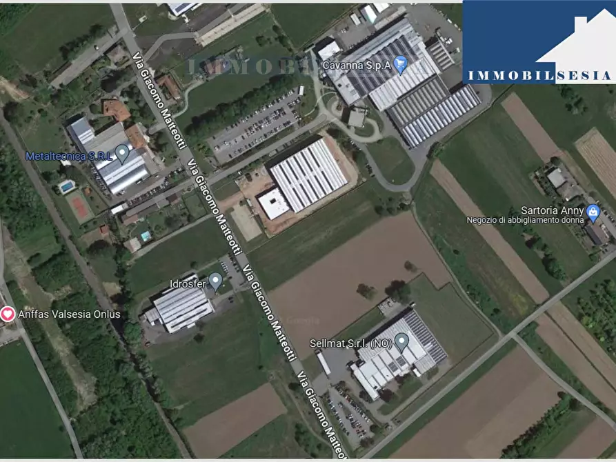 Immagine 1 di Terreno industriale in vendita  in VIA matteotti a Prato Sesia