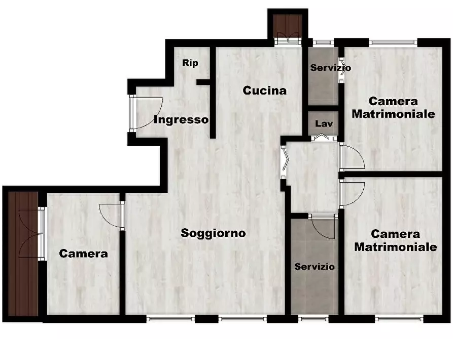 Immagine 26 di Appartamento in vendita  in Viale Garibaldi, . a Venezia