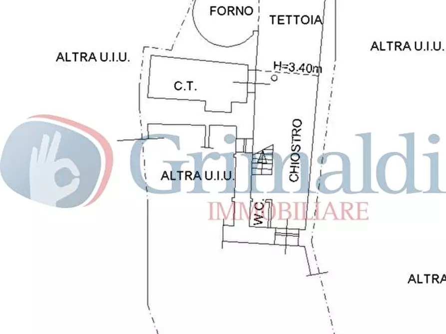Immagine 35 di Palazzo in vendita  in Piazza FrÃ  Giovanni da Pian di Carpine a Magione