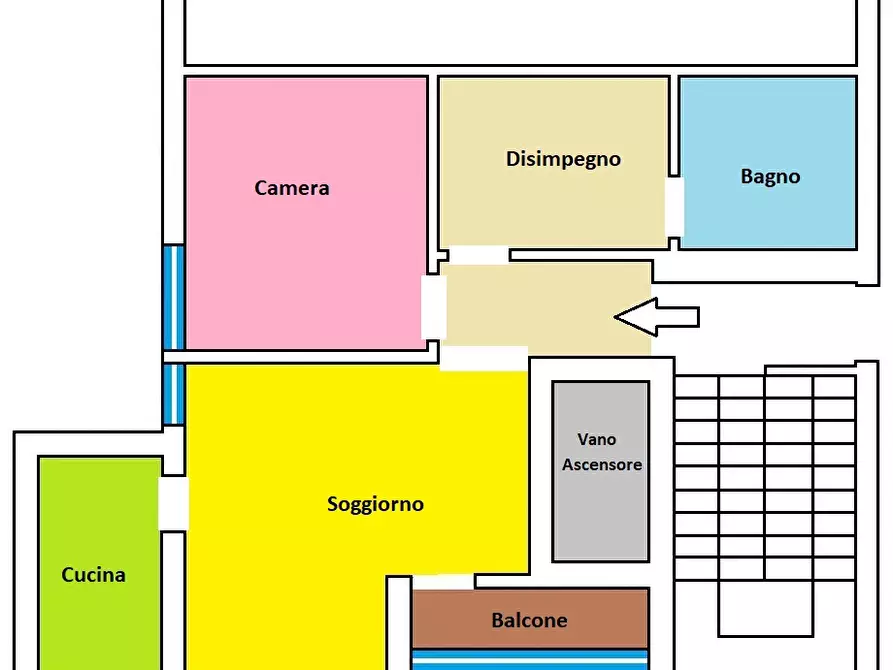 Immagine 7 di Attico in vendita  in Via Piagge Marine, 57 a Sezze