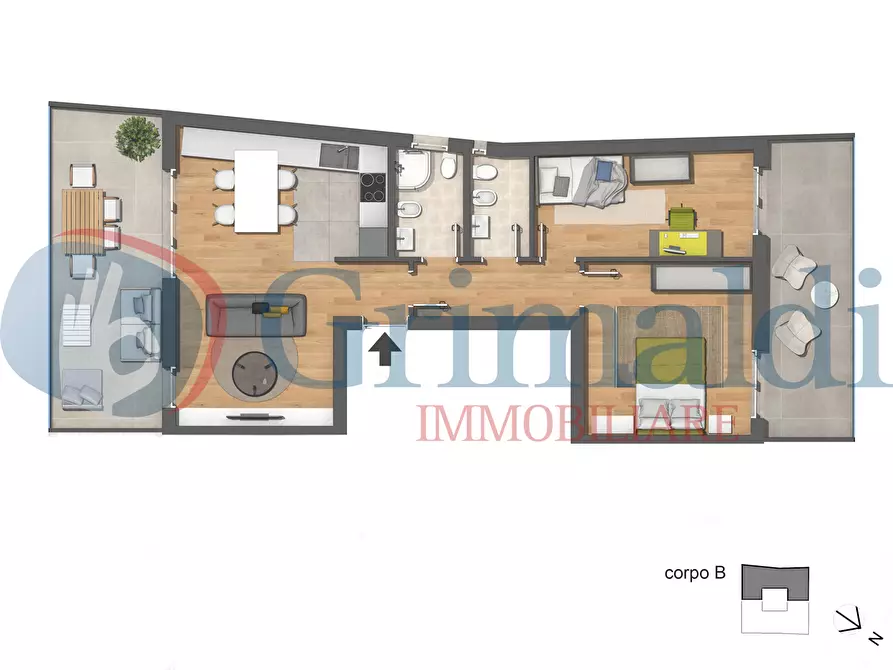 Immagine 13 di Appartamento in vendita  in Via Consolare Pompea a Messina
