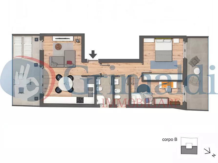 Immagine 14 di Appartamento in vendita  in Via Consolare Pompea a Messina