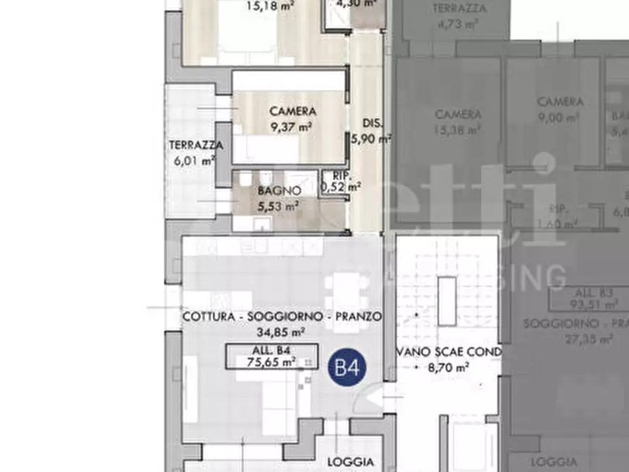 Immagine 17 di Appartamento in vendita  in Via Monte Grappa, 39 a Marcon