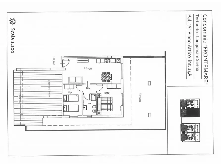 Immagine 21 di Attico in vendita  in Via Lungomare Sirena, 618 a Tortoreto