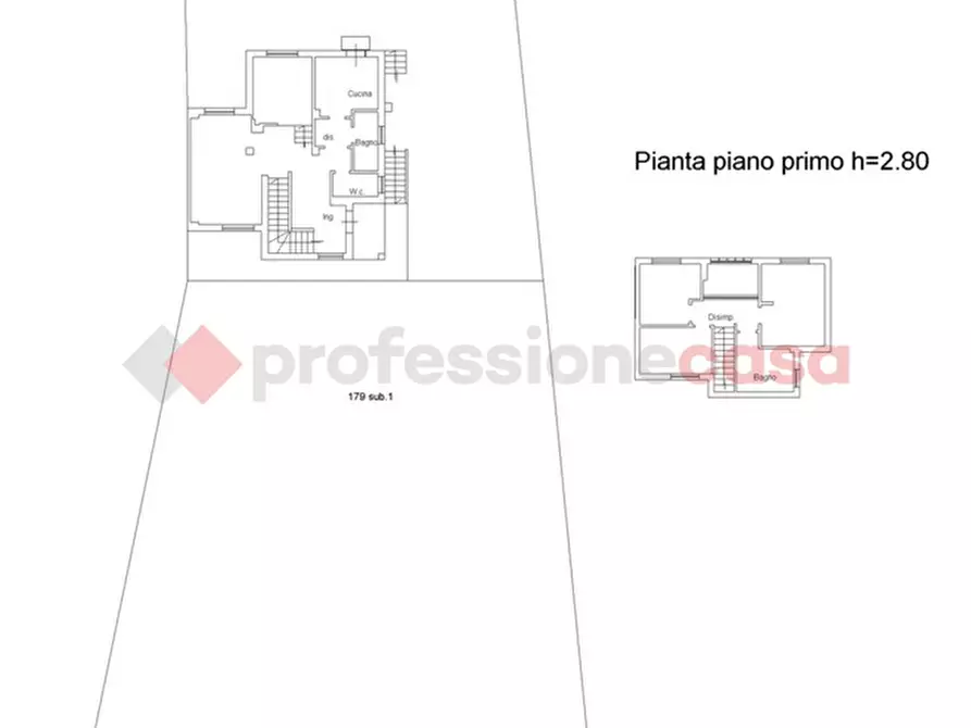 Immagine 37 di Casa bifamiliare in vendita  in Via circonvallazione cerano, 15 a Torre Cajetani