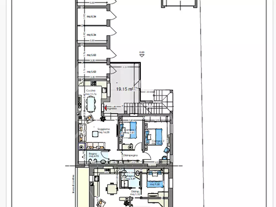 Immagine 2 di Appartamento in vendita  in Via Giovanni Molineri, 34 a Andora