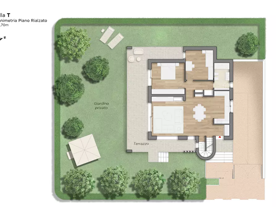 Immagine 45 di Villa in vendita  in Vicolo Del Conte, 70 a Roma