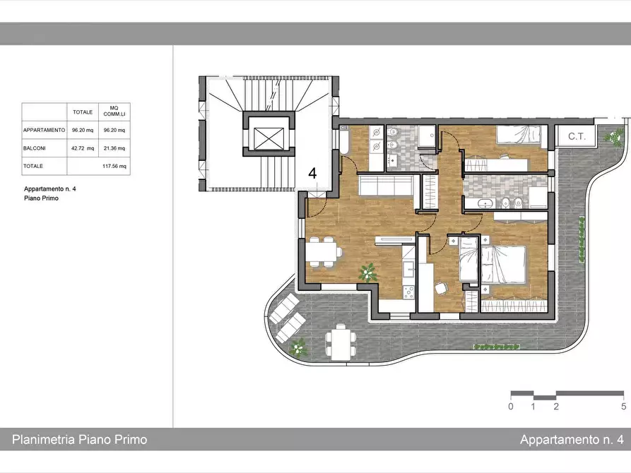 Immagine 3 di Appartamento in vendita  in Viale della Vittoria a Gabicce Mare