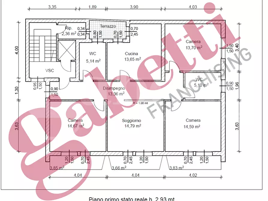 Immagine 31 di Appartamento in vendita  in Via SOTTOMARINA - VIALE VENETO, 12 a Chioggia