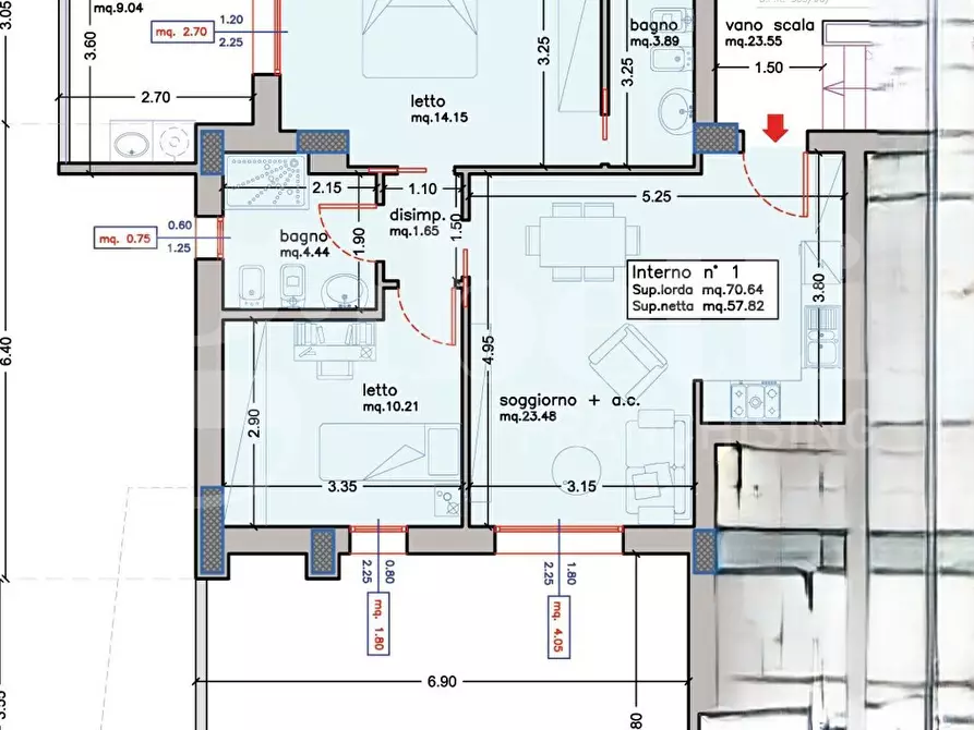 Immagine 7 di Appartamento in vendita  in Via Venezia, 1 a Martinsicuro