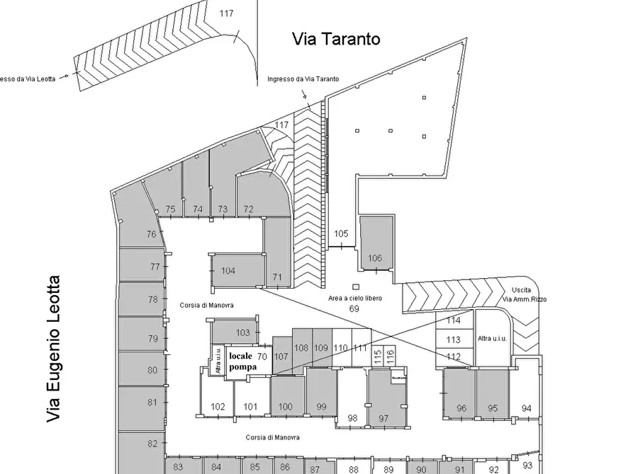 Immagine 17 di Box auto in vendita  in Via Ammiraglio Rizzo, 33 a Palermo
