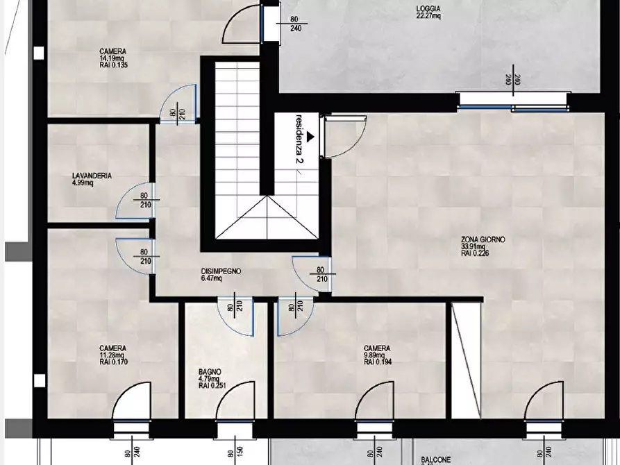 Immagine 7 di Appartamento in vendita  in Via SAN PADRE PIO DA PIETRALCINA, SNC a Orzinuovi