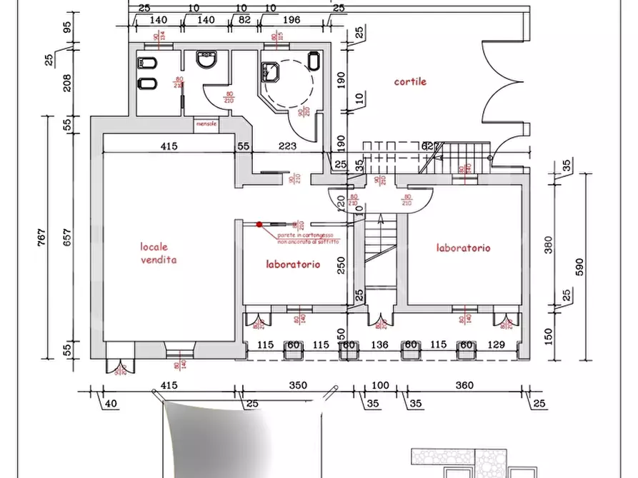 Immagine 19 di Ufficio in vendita  in Piazzale GANELLI, 3 a Codogno