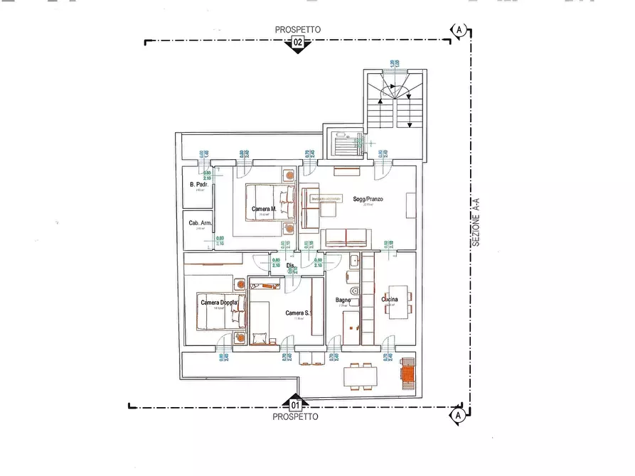 Immagine 7 di Appartamento in vendita  in Via giulio cesare, snc a Sestu