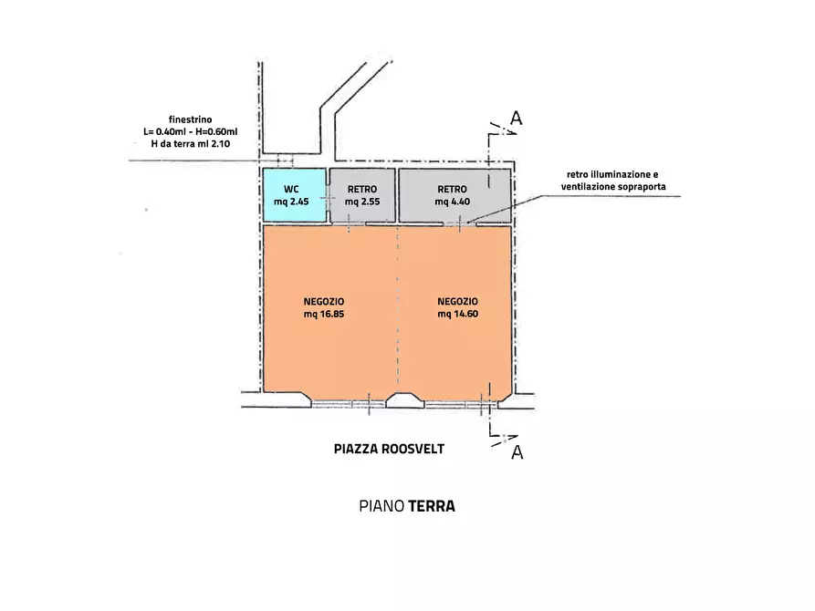 Immagine 12 di Attività commerciale in vendita  in Piazza Roosevelt, 3 a Cattolica