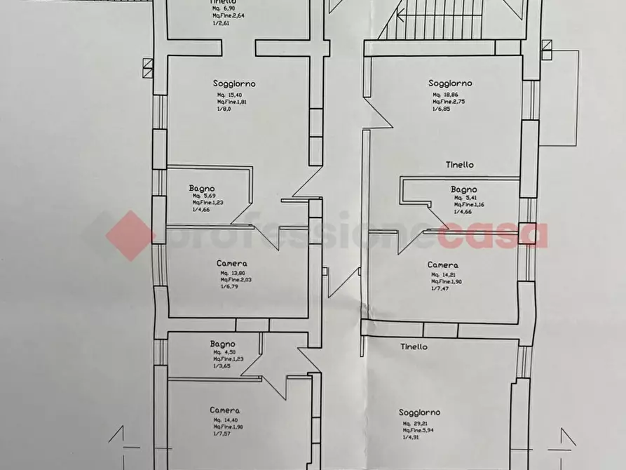 Immagine 20 di Palazzo in vendita  in Via prenestina antica, 8 a Fiuggi