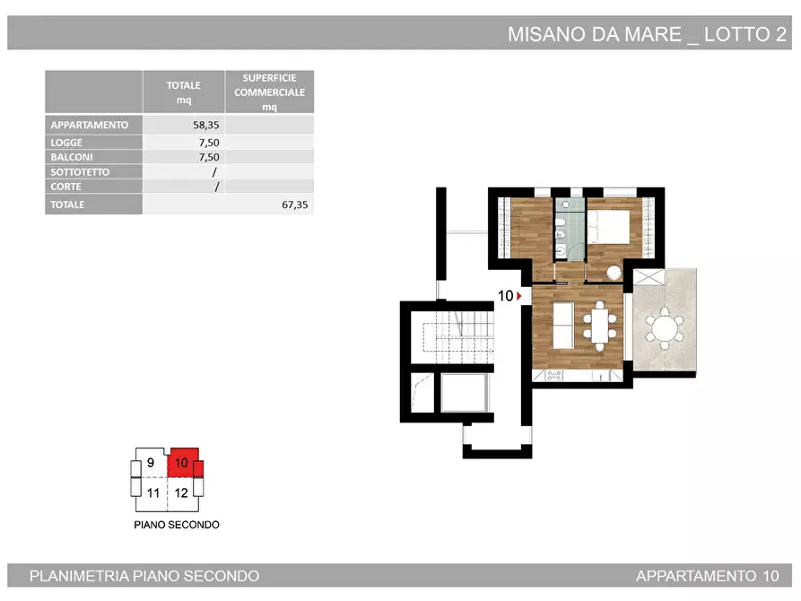 Immagine 14 di Appartamento in vendita  in Via Grossi a Misano Adriatico
