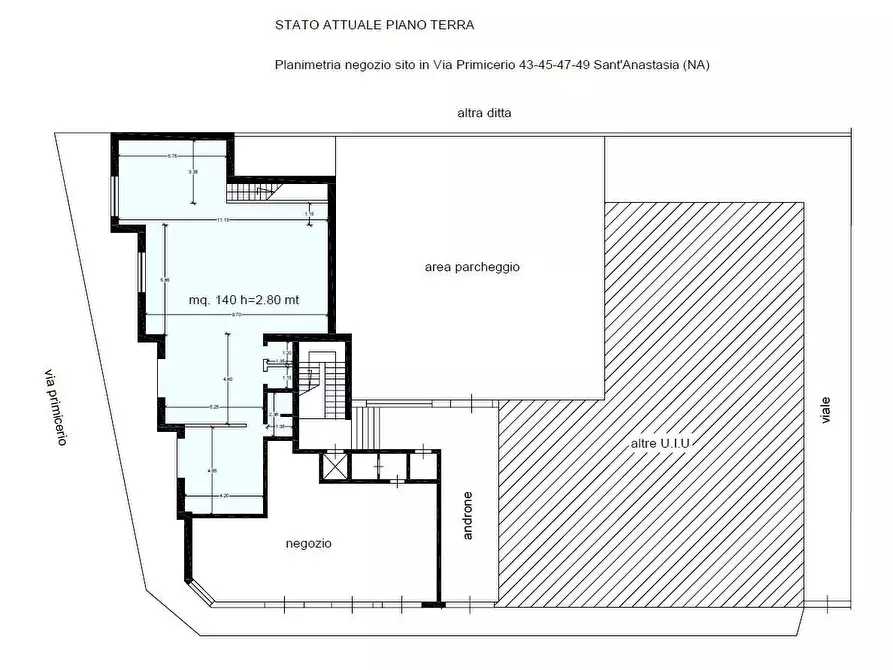 Immagine 19 di Attività commerciale in affitto  in Via Giovanni Primicerio, snc a Sant'anastasia