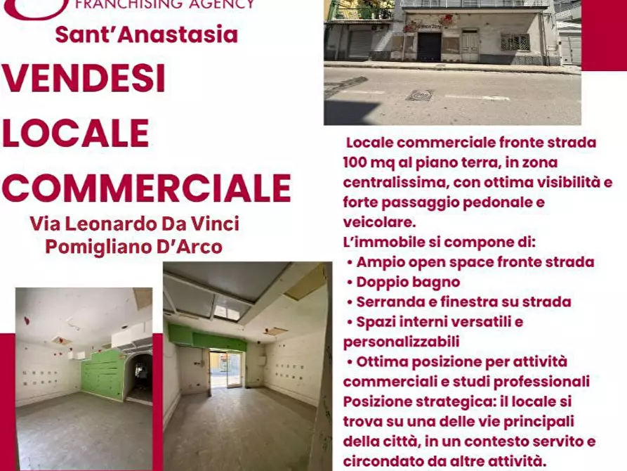 Immagine 1 di Attività commerciale in vendita  in Via Leonardo Da Vinci, snc a Pomigliano D'arco