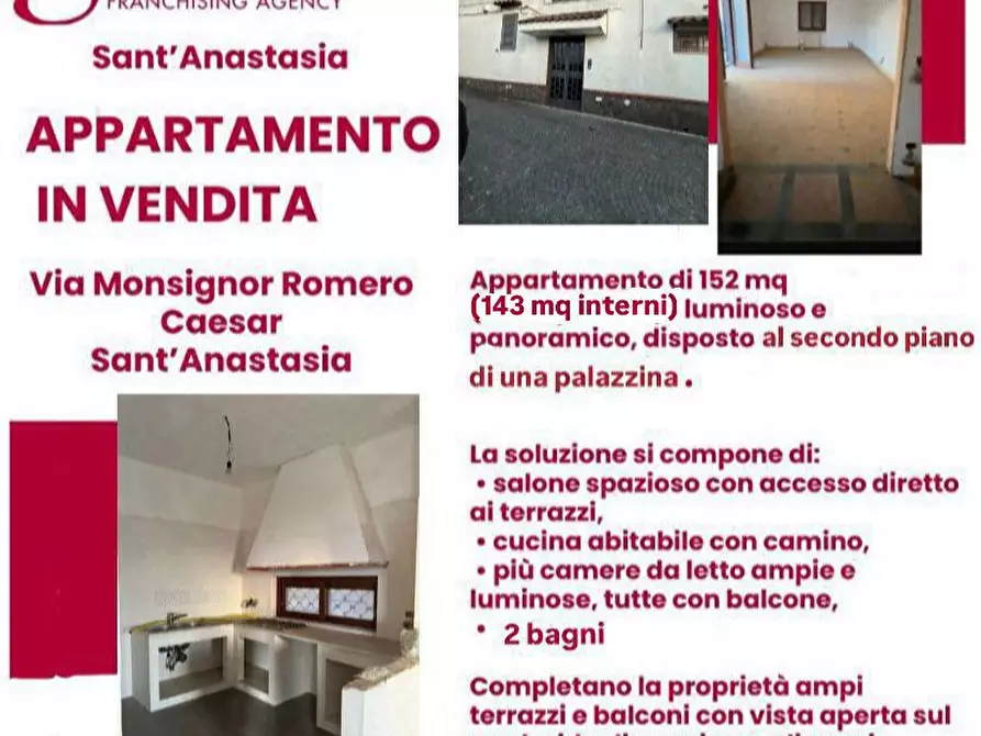 Immagine 1 di Appartamento in vendita  in Via Monsignor Romero Caesar, snc a Sant'anastasia