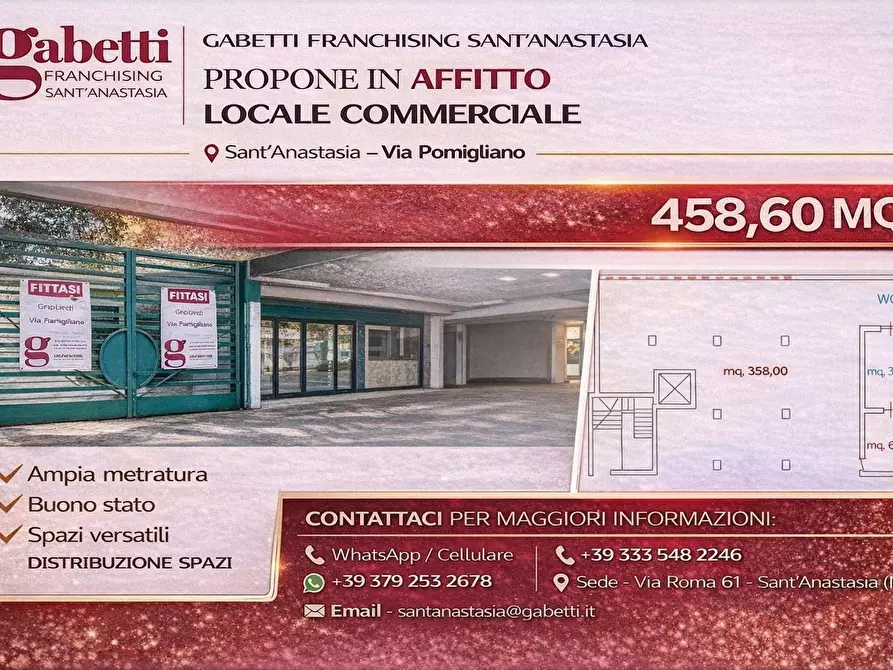 Immagine 9 di Attività commerciale in affitto  in Via Pomigliano, snc a Sant'anastasia