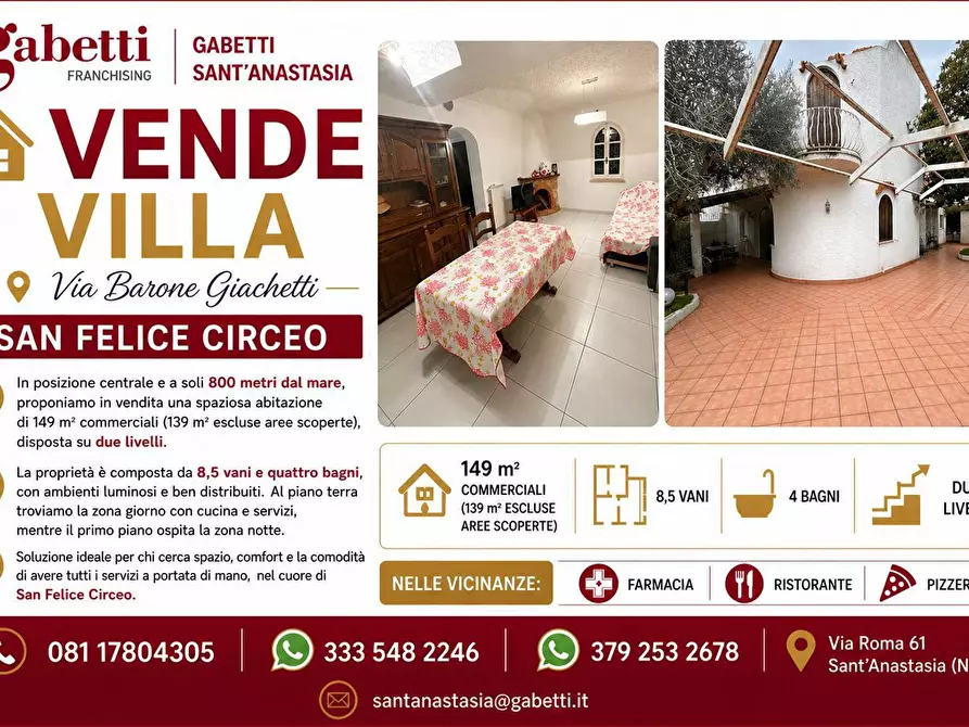 Immagine 26 di Villa in vendita  in Via Barone Giacchetti, snc a San Felice Circeo