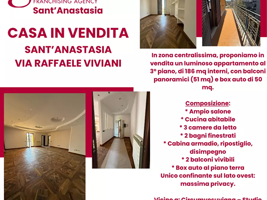 Immagine 1 di Appartamento in vendita  in Via Raffaele Viviani, snc a Sant'anastasia