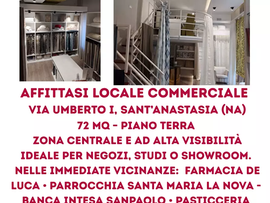 Immagine 1 di Attività commerciale in affitto  in Via Umberto I, snc a Sant'anastasia