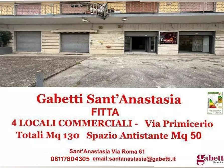 Immagine 1 di Attività commerciale in affitto  in Via Primicerio, snc a Sant'anastasia