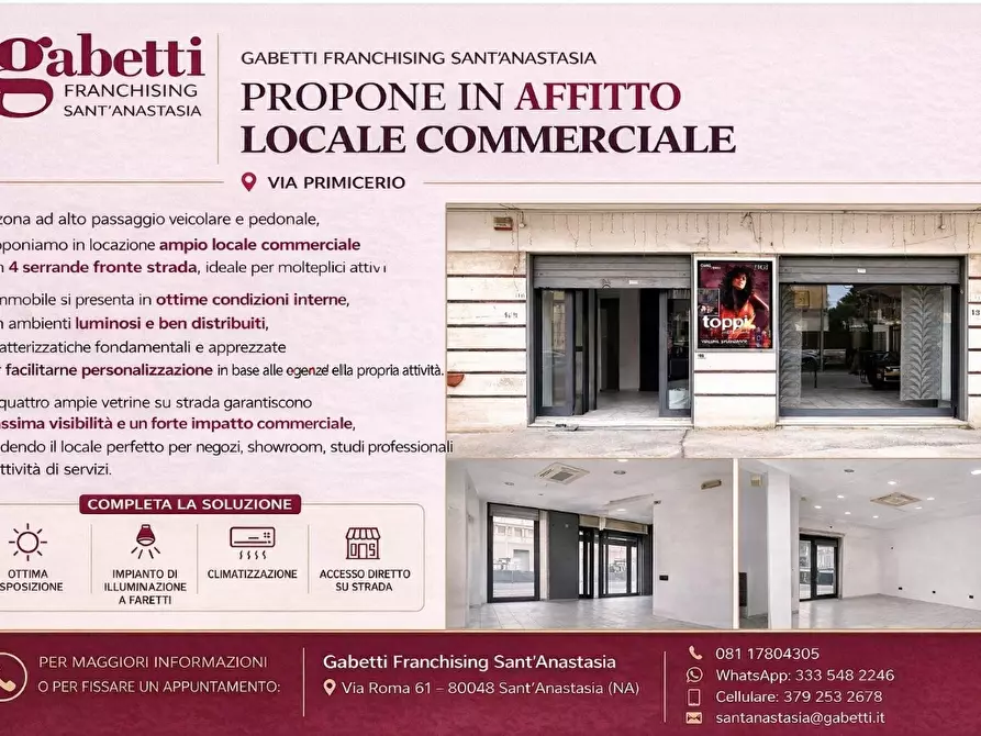 Immagine 9 di Attività commerciale in affitto  in Via Primicerio, snc a Sant'anastasia