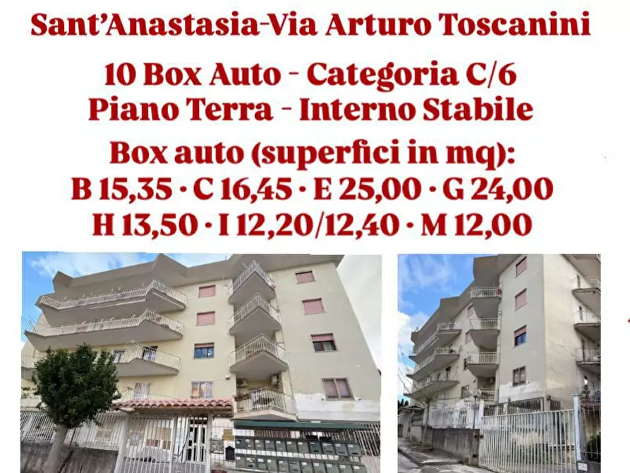 Immagine 1 di Box auto in vendita  in Via Arturo Toscanini, 30 a Sant'anastasia