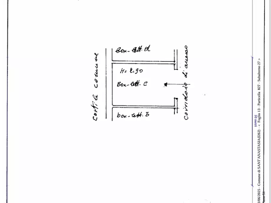 Immagine 3 di Box auto in vendita  in Via Arturo Toscanini, 30 a Sant'anastasia