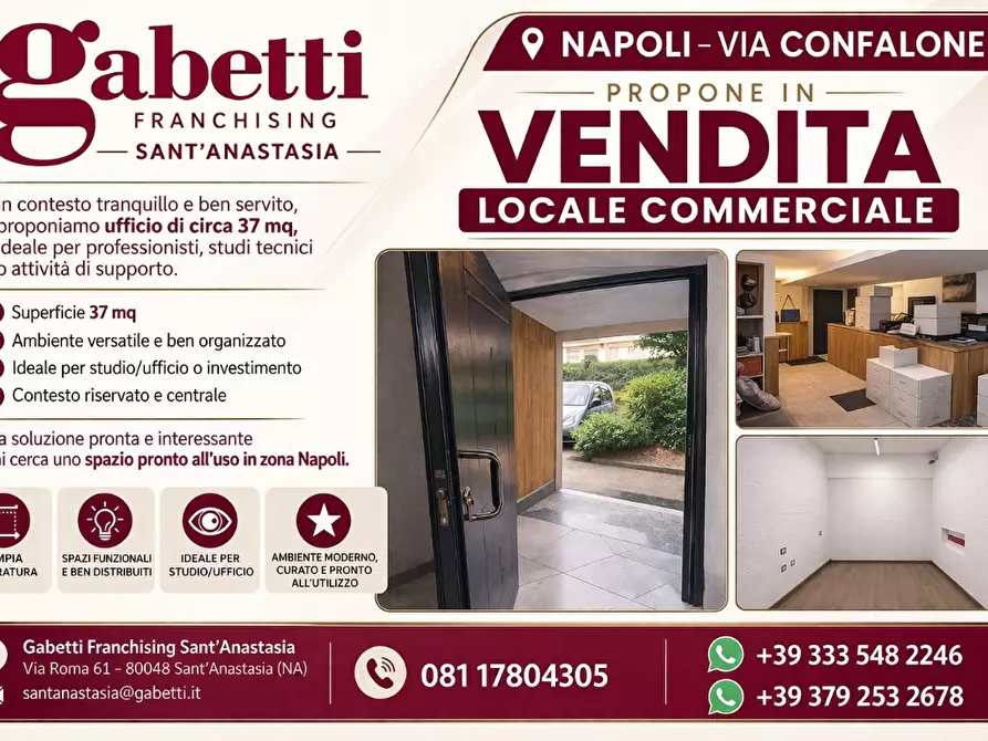 Immagine 5 di Negozio in vendita  in Via confalone a Napoli