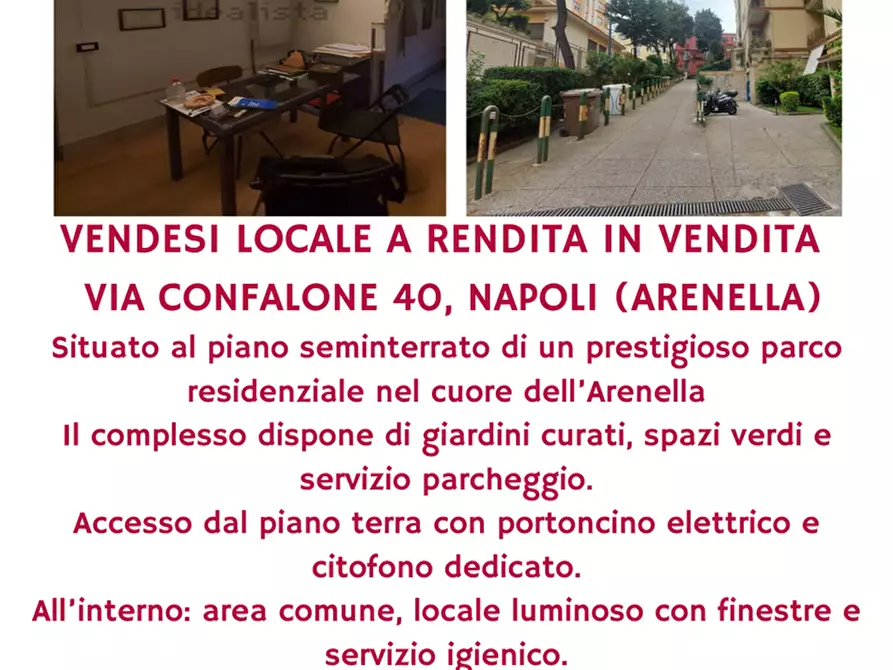 Immagine 1 di Negozio in vendita  in Via confalone a Napoli