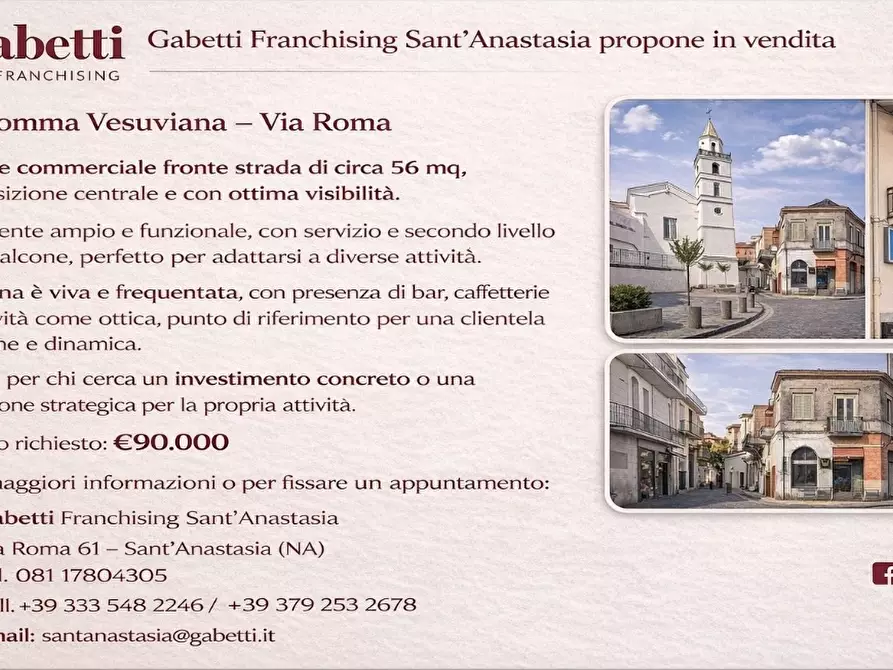 Immagine 5 di Negozio in vendita  in Via roma a Somma Vesuviana