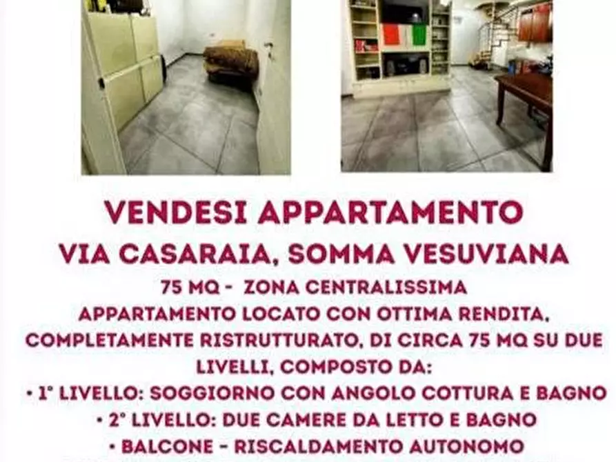 Immagine 1 di Appartamento in vendita  in Via Casaraia a Somma Vesuviana