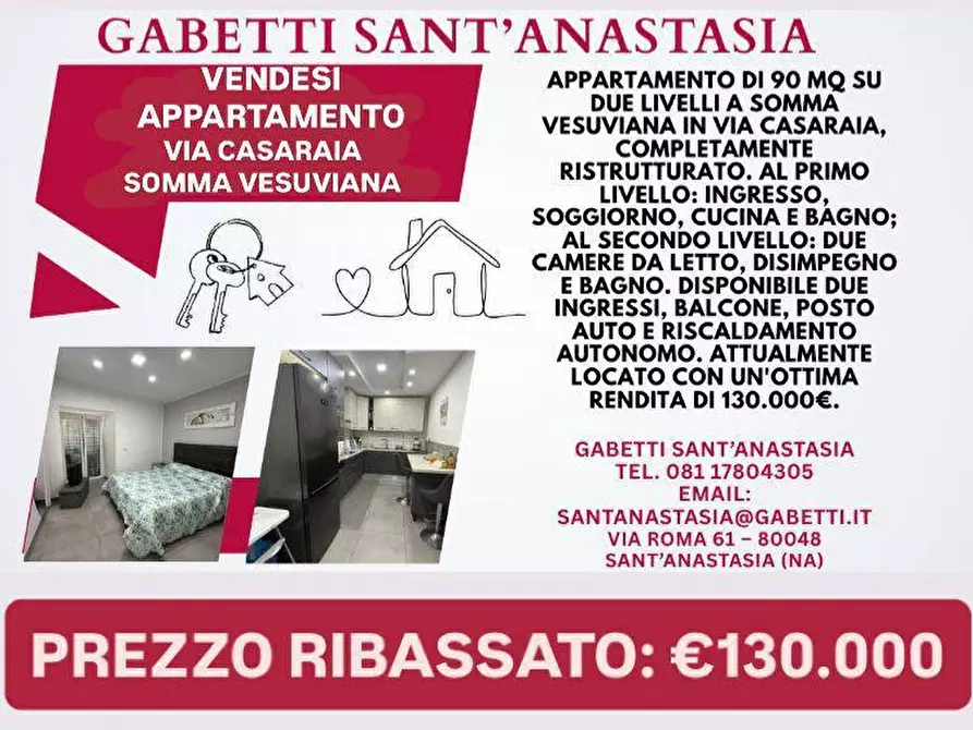 Immagine 1 di Appartamento in vendita  in Via Casaraia a Somma Vesuviana