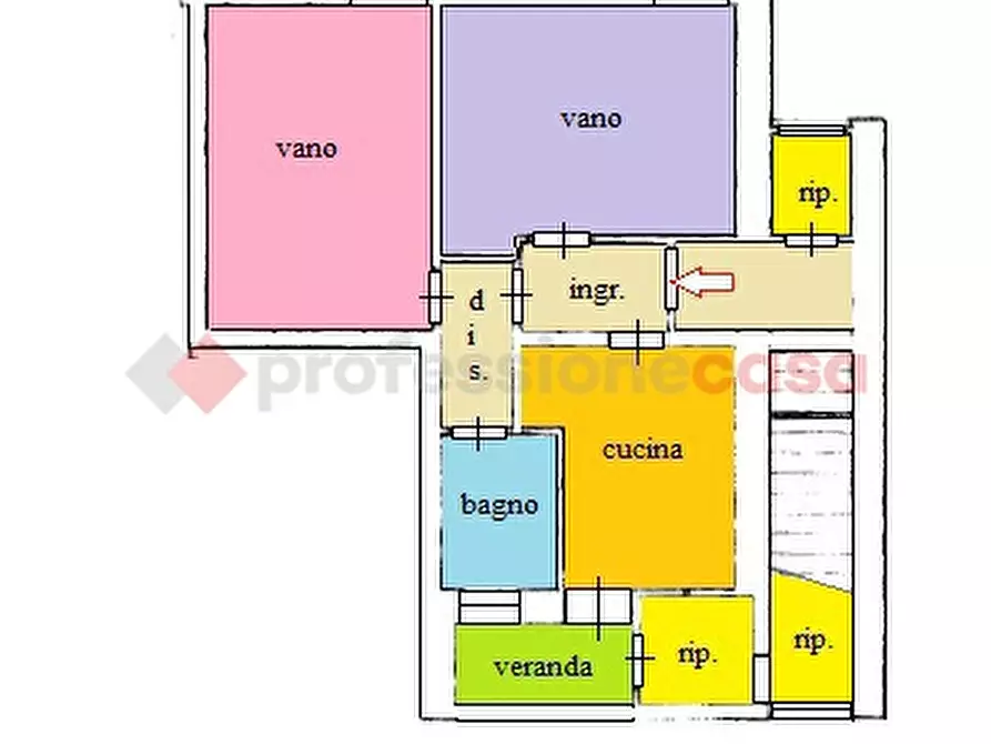 Immagine 17 di Appartamento in vendita  in Via della costituzione a Poggiardo