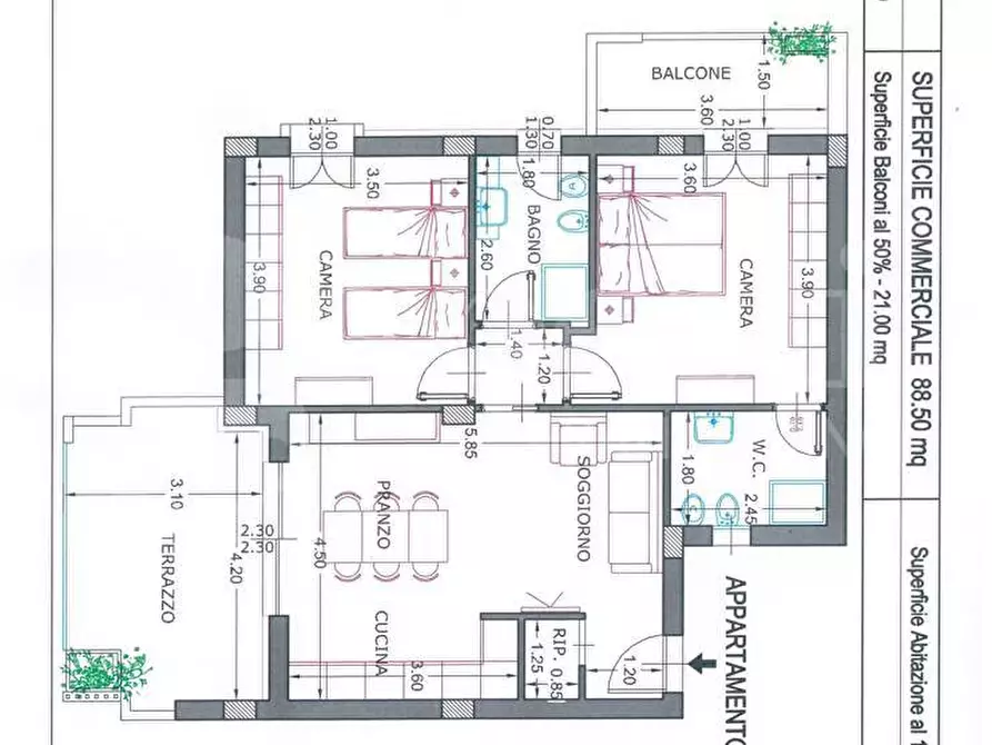 Immagine 3 di Appartamento in vendita  in Via Certosa, snc a Nereto