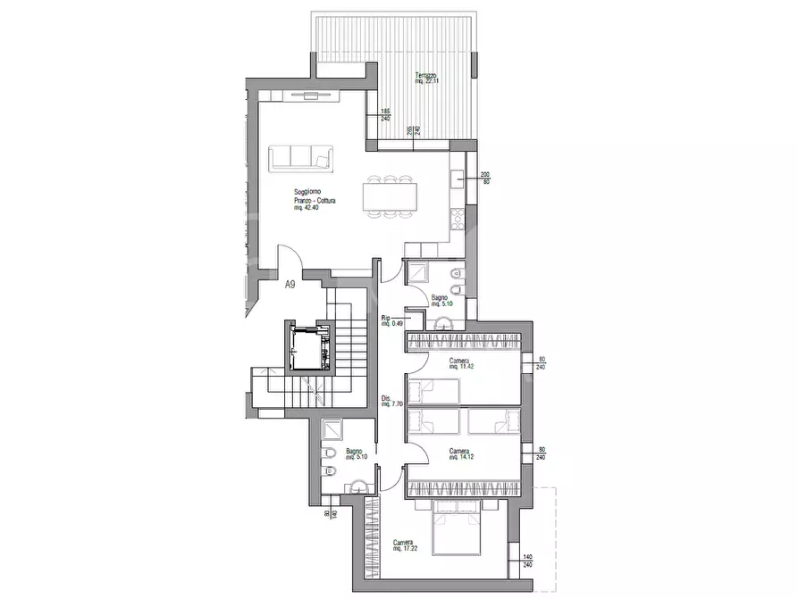 Immagine 15 di Appartamento in vendita  in Via Pasubio, 26 a Mogliano Veneto