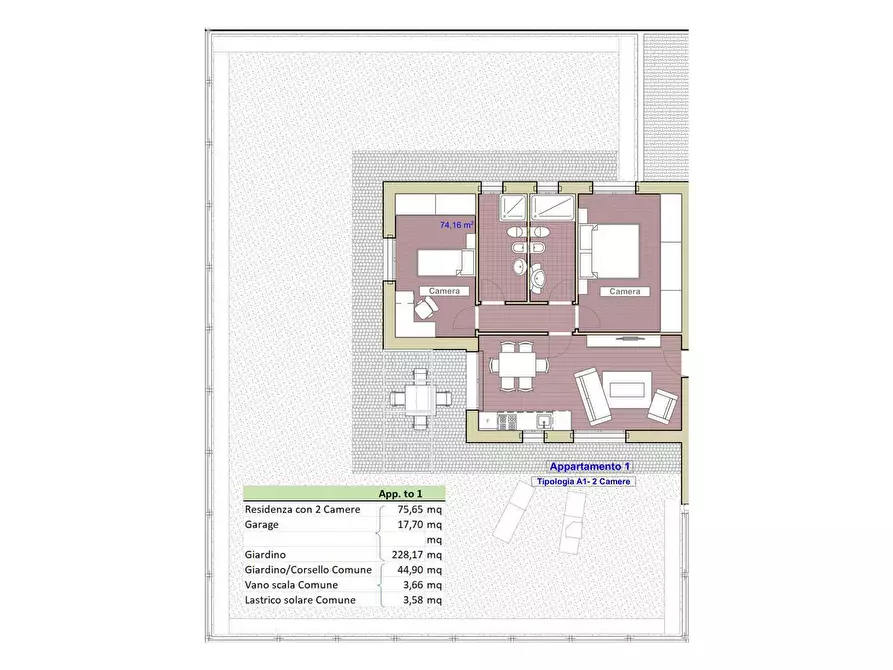 Immagine 6 di Appartamento in vendita  in Via Olivieri, snc a Cattolica