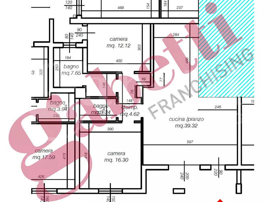 Immagine 18 di Appartamento in vendita  in Via SOTTOMARINA  -VIALE DOMENICO SCHIAVO, 00 a Chioggia