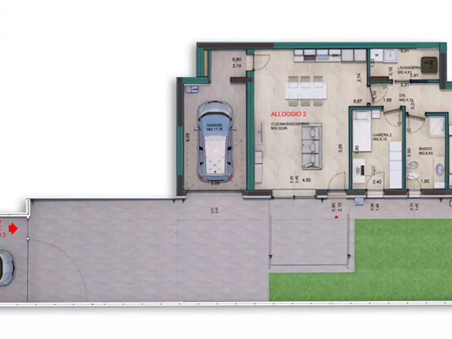 Immagine 14 di Appartamento in vendita  in Via PIRANDELLO, 10 a Orzinuovi