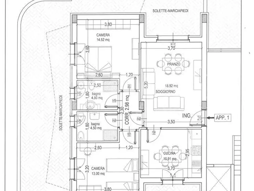 Immagine 18 di Appartamento in vendita  in Via Ricci, snc a Tortoreto