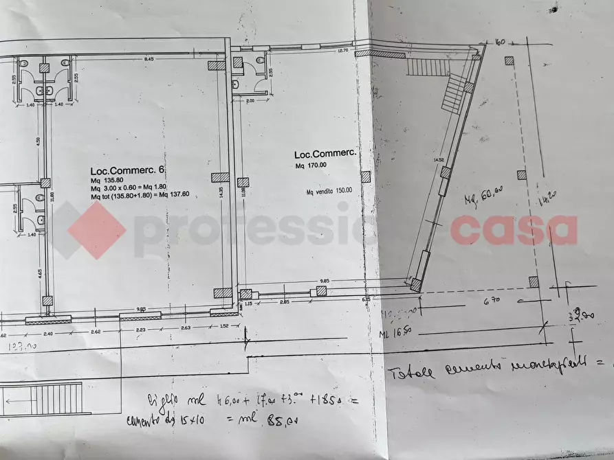 Immagine 18 di Negozio in vendita  in Via la stazza, 1 a Alatri