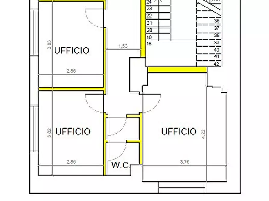 Immagine 16 di Ufficio in affitto  in Viale Alessio Nazari, 6 a Fiuggi