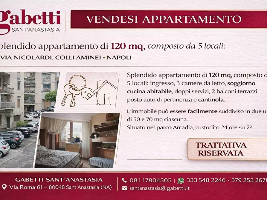 Immagine 8 di Appartamento in vendita  in Via Nicolardi, snc a Napoli