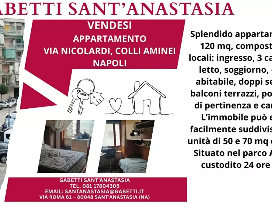 Immagine 1 di Appartamento in vendita  in Via Nicolardi, snc a Napoli