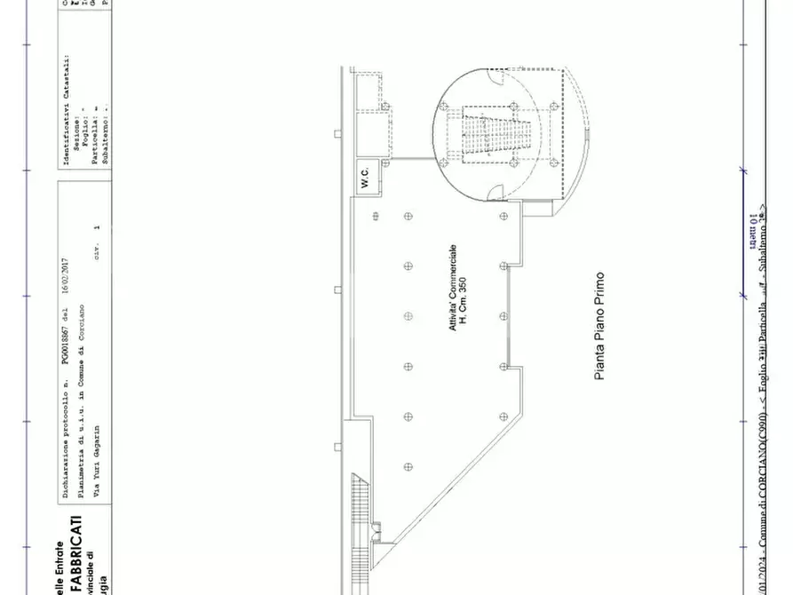 Immagine 14 di Ufficio in affitto  in Via Juri Gagarin a Corciano