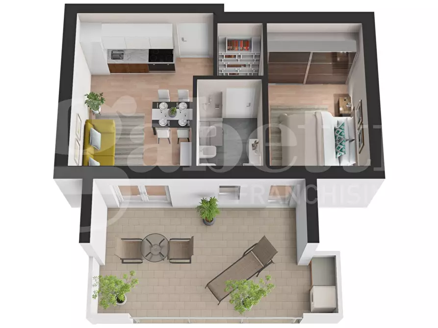 Immagine 4 di Appartamento in vendita  in Via Paolo Borsellino, 5 a Tortoreto